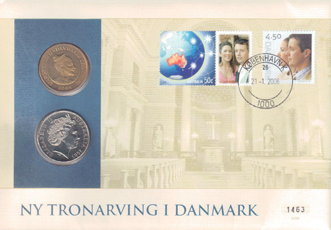 2006 Denmark-Australia Joint Issue PNC (Royal Baby)